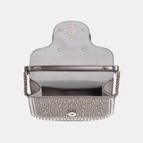 Valentino Garavani Locò Small Shoulder Bag With Rhinestones