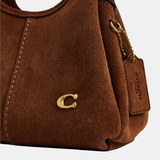 Coach Lana Shoulder Bag 19 (Suede/Warm Brown)