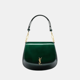 Saint Laurent Voltaire Patent Leather Shoulder Bag (Fir Leaf)