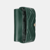 Gucci GG Marmont Mini Shoulder Bag In Green Leather
