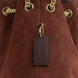 Coach Evelyn Shoulder Bag With Quilting (Vintage Brown)