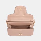 Valentino Garavani Locò Small Shoulder Bag With Jewel Logo (Rose Cannelle)