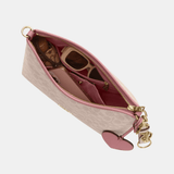 Coach Laurel Shoulder Bag In Signature Canvas With Heart Charm