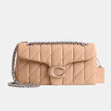 Coach Quilted Tabby 26 Shoulder Bag (Buff)