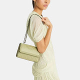 Tory Burch Small Fleming Convertible Shoulder Bag (Olive Sprig)
