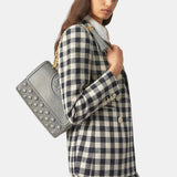 Tory Burch Small Fleming Convertible Shoulder Bag (Overcast)