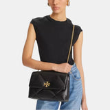 Tory Burch Kira Diamond Quilt Convertible Shoulder Bag (Black)