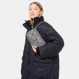 Marc Jacobs Puffy Diamond Quilted J Marc Shoulder Bag (Wolf Grey)
