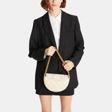 Tory Burch Fleming Crescent Mini Shoulder Bag