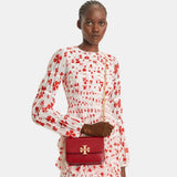Tory Burch Small Eleanor Convertible Shoulder Bag (Ruby)
