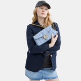 Coach Quilted Tabby Shoulder Bag (Bluebell)