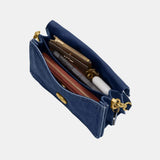 Coach Chain Tabby Shoulder Bag (Denim/Deep Blue)
