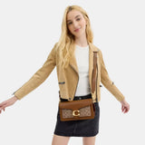 Coach Tabby Shoulder Bag 26 In Signature Canvas (Tan/Brown)