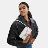 Coach Tabby 20 Shoulder Bag With Pave Crystal Embellished (Chalk)